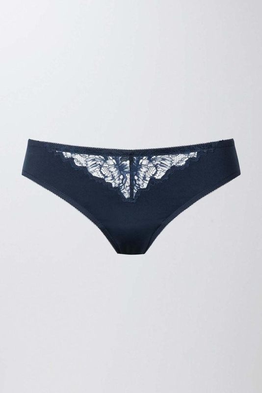 Mey - SERIE LUXURIOUS - Minislip - Night blue - Lage Heupmodel - Kant