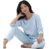 mey - Serie Emelie - 7/8-lange Pyjama - Dream Blue