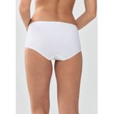 Mey ondergoed dames panty - heup slip Organisch katoen - Milieuvriendelijke dames midi ondergoed  - Wit