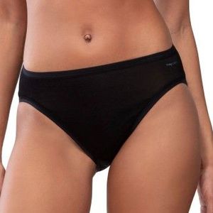 Lights - Highleg Slip Dames - Zwart - Katoen