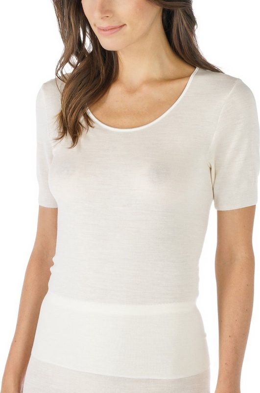 Mey - Exquisite - Shirtje Korte Mouw - Wit