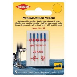 69994 ORGAN Naaimachinenaalden Jeans 90-100 5st