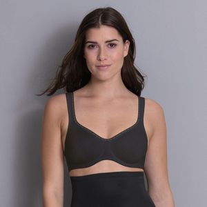 Pink Faia Twin Firm Beugelbeha voor dames, Zwart (Schwarz 001)