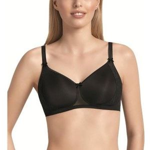 Bralette - Zwart - Katoen - Voorgevormde Softcups