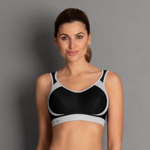 ANITA - Active Extreme Control 5527 - Sportbeha - Zwart - Piqué-materiaal