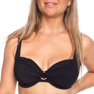 Bandeau Bikini - Zwart - Polyamide - Met Beugel