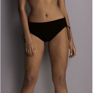 Look - Bikinibroekje - Zwart - Hoog Taillehoogte - Unikleur