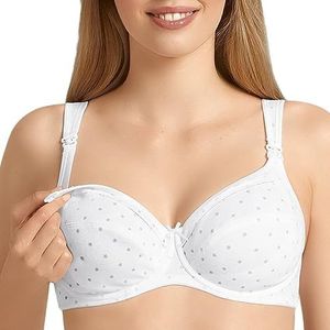 Anita Maternity - Beugelbeha Miss Cotton parelwit, wit (Pearl White 671), 110F