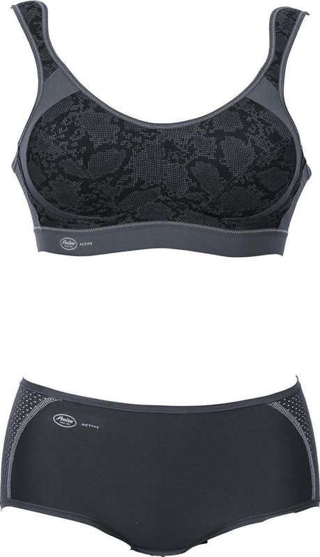 Anita - 1627 - Sport Slip - Antraciet - 80% Polyamide, 20% Elastaan