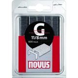 Novus - Platte Draadklemmen - Verzinkt Staaldraad - 600 Stuks