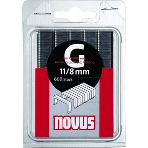 Novus - Platte Draadklemmen - Verzinkt Staaldraad - 600 Stuks