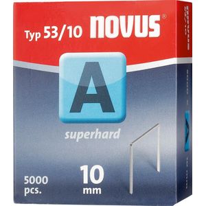 Novus Nietjes Type 53 5000 Stuk(s) 106483800 Afm. (l X B) 10 Mm X 11.3 Mm