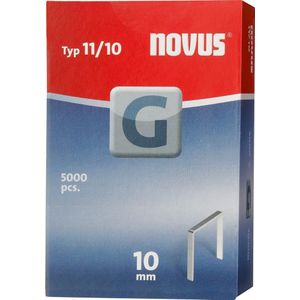 Novus Nietjes Type 11 5000 Stuk(s) 105116300 Afm. (l X B) 10 Mm X 10.6 Mm