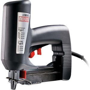 Novus J-165 EC - Elektrische Tacker - Zwart - Kunststof