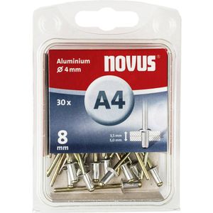 Novus Blindklinknagel A4 X 8m - Alu S - 30 St. - 045-0024