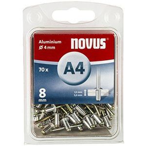 Novus Blindklinknagel A4 X 8mm, Alu SB, 70 st. - 045-0032