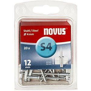Novus Blindklinknagel S4 X 12m - Staal S - 20 St. - 045-0037
