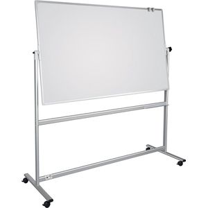 Dahle Mobiel Whiteboard - Kantelbaar - 100 X 150 cm - 2 Kanten - Accessoire Houder - Magnetisch