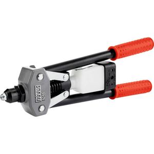Novus blindklinknageltang N-55 Easy, van aluminium en staal, 1-hand-bediening, klinknageltang voor aluminium klinknagels, klinknagels, koperen klinknagels
