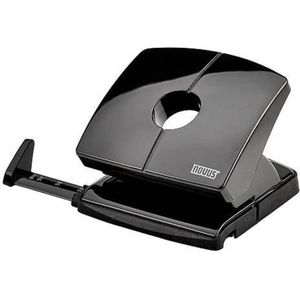 Novus B 220 papierperforator (20 vellen, met aanslagrail, metaal/kunststof) Schwarz zwart