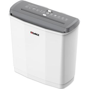 Dahle PaperSAFE PS 60 Papierversnipperaar, 6 vellen, veiligheidsniveau P2, streepsnede, olie- en onderhoudsvrij, 11 liter, grijs