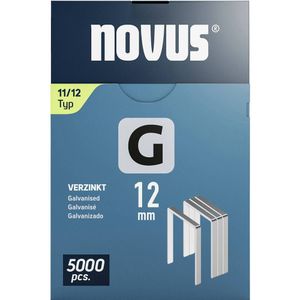 Novus Tools 042-0768 Nieten met plat draad Type 11 5000 stuk(s) Afm. (l x b) 12 mm x 10.6 mm