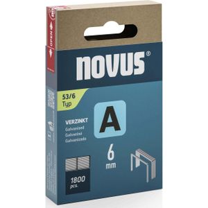 Novus Tools 042-0773 Nieten met fijn draad Type 53 1800 stuk(s) Afm. (l x b) 6 mm x 11.3 mm