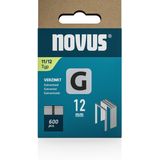Novus Tools 042-0798 Nieten met plat draad Type 11 600 stuk(s) Afm. (l x b) 12 mm x 10.6 mm