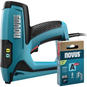 Novus Elektrische Tacker J-120 - incl. 1800x Nieten met fijne draad A 53/8mm