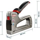 Novus J-25 professionele tacker - voor draadnieten van 4 tot 10 mm