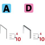 Novus J-25 professionele tacker - voor draadnieten van 4 tot 10 mm