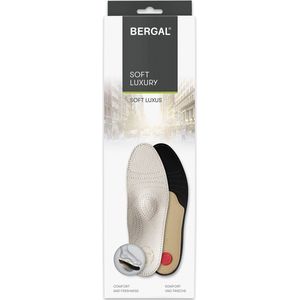 Bergal - Soft Luxury - Leren Inlegzolen - Geiten Leer - 1 Paar