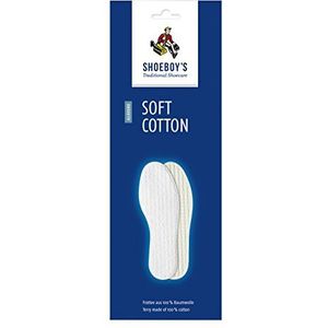 Shoeboy's Soft Cotton - Katoenen inlegzool voor blote voetlopers - maat 47, 1 paar