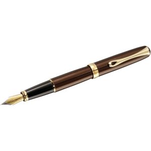 DIPLOMAT Marrakesch D40213025 Excellence A2 vulpen, middelgroot, staal, goudkleurig