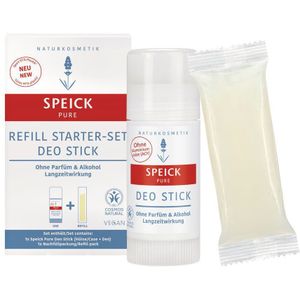 Speick - Pure Starters-Set - Deodorantstick en Navulling - Natuurlijke Ingrediënten