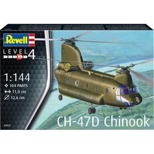 1:144 Revell 03825 CH-47D Chinook Heli Plastic Modelbouwpakket