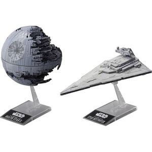 Revell 01207 Bandai Death Star II + Imperial Star Destroyer - Star Wars Plastic Modelbouwpakket