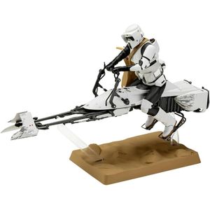 Revell 06786 Speeder Bike: The Mandalorian 1:12 schaal ongebouwd/ongeverfd plastic model, wit