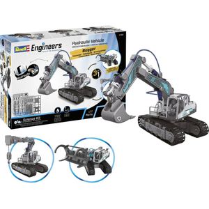 1:24 Revell 21305 Hydraulische Graafmachine - Engineers - 3 Bouwopties Plastic Modelbouwpakket