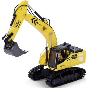 Revell Control RC Construction Vehicle Mini Digger I Schaal 1:18 I Afstandsbediening 2,4 GHz I Nauwkeurige bediening I Robuuste metalen componenten I Duurzame Li-Ion Batterij
