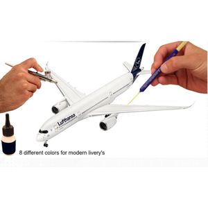 Revell 36203 Model Kleur - Modern Airliner - 8x 17ml Acrylverf