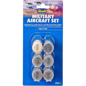 Revell - Aqua 39071 - Acrylverfset Militaire Vliegtuigen - 6x 5 ml