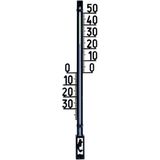 TFA Dostmann Analoge binnen- buitenthermometer, 12.6003.01.90, weerbestendig, vrijstaande graden, kunststof, zwart, (L) 65 x (B) 23 x (H) 275 mm