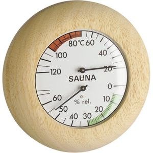 TFA Dostmann Sauna thermo-hygrometer, 40.1028, hittebestendig, in Duitsland vervaardigd