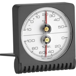 TFA Dostmann 7601 Thermo- en hygrometer Zwart