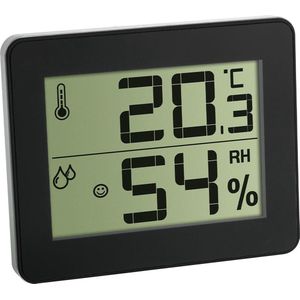 TFA Dostmann 30.5027.01 Thermo- en hygrometer Zwart