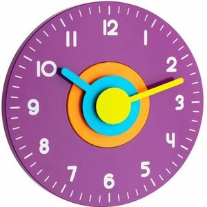 TFA Polo purple 23 cm klok