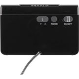 TFA Dostmann 60.2543.05 Wekker Zendergestuurd Zwart Alarmtijden: 1