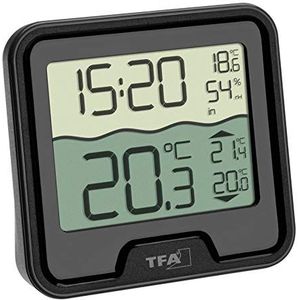 Digitale Kamerthermometer en Hygrometer met Draadloze Sensor Voor Zwembad MARBELL - Zwar