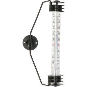 TFA Dostmann Analoge raamthermometer, met metalen houder, hoge nauwkeurigheid, weerbestendig